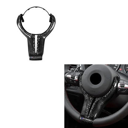 Forged Carbon Fiber Steering Cover Trim for F10 F12 F80 F82 M3 M4 M5 X6M BMW