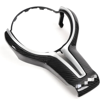 Carbon Fiber Steering Wheel Cover Trim for F10 / F12 / F87 / F80 / F82 / M2 M3 M4 M5 M6 BMW