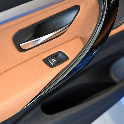 Carbon Fiber Style ABS Plastic Inner Door Handle Interior Trim for F30 / F32 BMW 3 Series 4 Series