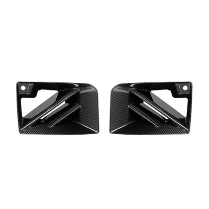 SQ Style Dry Carbon Fiber Front Air Duct Grilles For G87 BMW M2 2023+