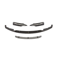 4 Piece M Style Carbon Fiber Style ABS Plastic Front Lip for F30 3 Series