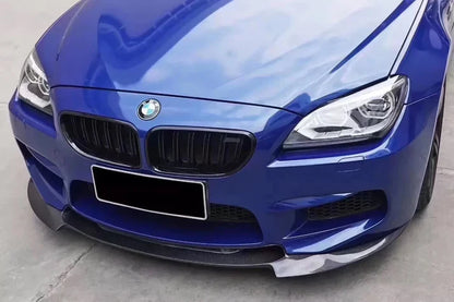V Style Carbon Fiber Front Lip For F06 / F12 / F13 / BMW 6 Series / M6