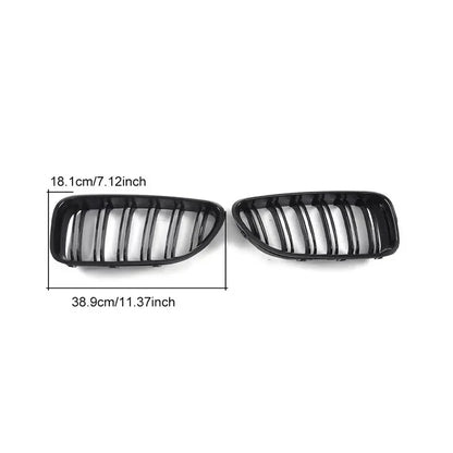 Gloss Black M Style Double Slat Grille for F06 / F12 / F13 BMW 6 Series M6