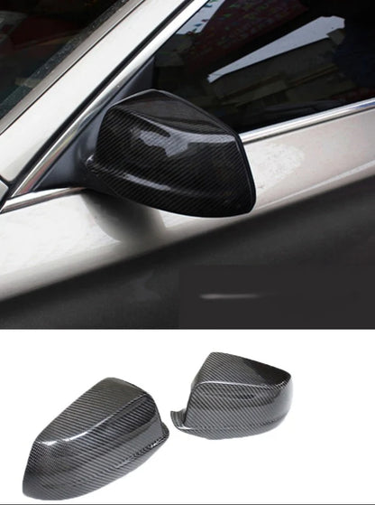 Carbon Fiber + ABS Mirror Caps for F10 5 Series BMW