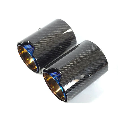 M Performance Style Burnt Style Exhaust Tips for F80 / F82 / F87