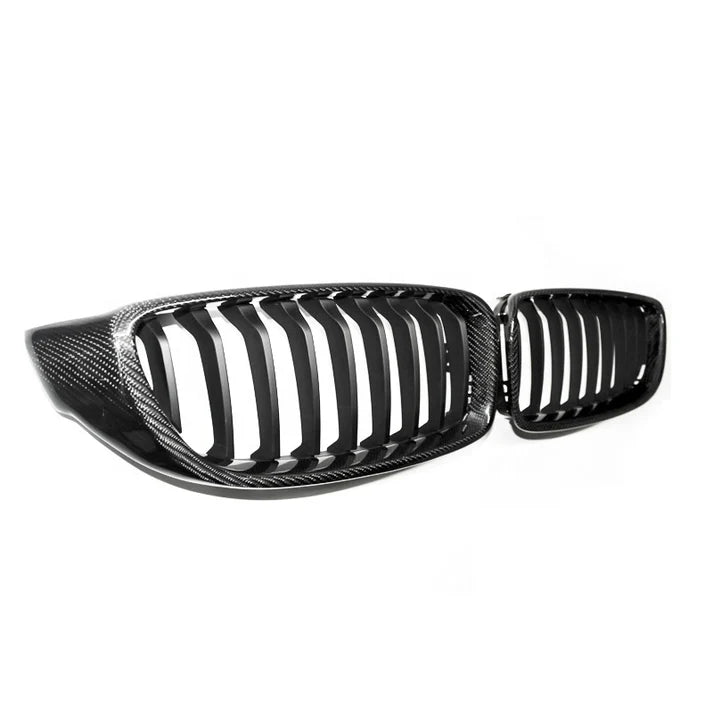 Carbon Fiber Single Slat Front Grille for F32 / F33 / F36 / F80 / F82 BMW 4 Series M3 M4
