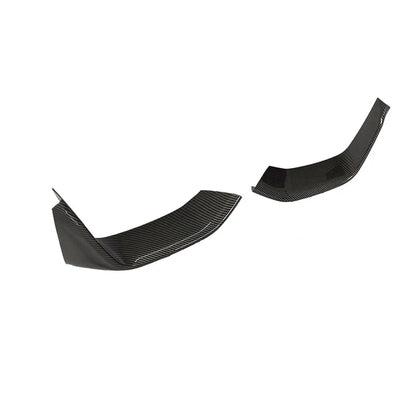 3 Piece Carbon Fiber Style ABS Plastic Front Lip for F80 / F82 BMW M3 M4