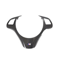 Real Carbon Fiber Steering Wheel Cover Trim for E90 / E92 / E93 BMW M3 3 Series w/ M Sport Steering Wheel