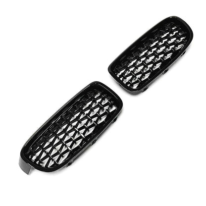 ABS Gloss Black Diamond Style Grille for F30 / F31 / F35 / F32 / F80 / F82 BMW 3 Series 4 Series M3 M4