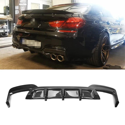 AK Style Carbon Fiber Rear Diffuser For F06 / F12 / F13 BMW 6 Series M6
