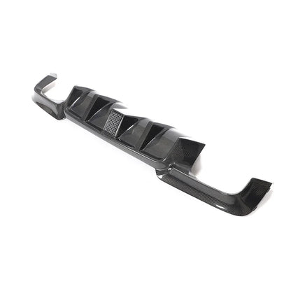 Carbon Fiber LED Brake Light Rear Diffuser for F10 / F18 BMW M5 528i 530i 535i 550i w/ M Sport Bumper