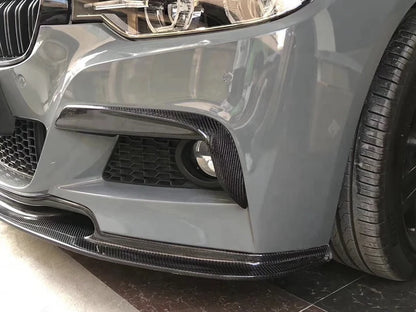 Carbon Fiber Front Bumper Vent Lip for F30 BMW 3 Series