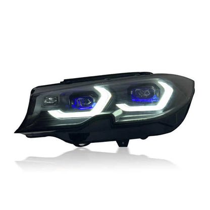 Dual Color Changing Yellow / White M3 Style Laser Headlights for G20 Pre LCI 2019-2022