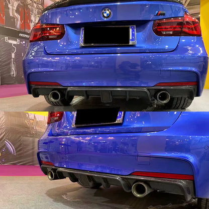 Carbon Fiber LED Rear Diffuser for F30 3 Series
