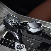 3-Piece Crystal Gear Shift Knob / iDrive Controller / Start Button Interior Trim for G20 / G28 / G22 / G30 / G42 / G Chassis 2020+ BMW 3 series 4 series