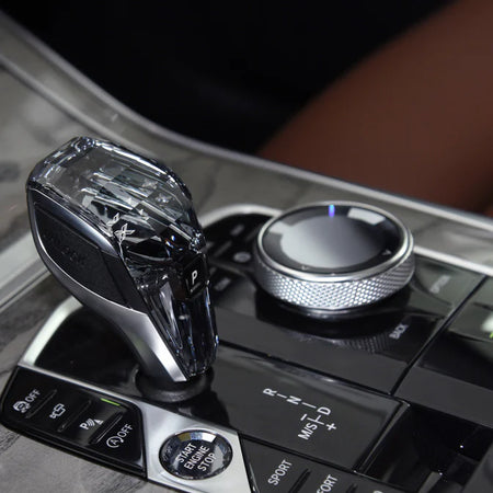 3-Piece Crystal Gear Shift Knob / iDrive Controller / Start Button Interior Trim for G20 / G28 / G22 / G30 / G42 / G Chassis 2020+ BMW 3 series 4 series