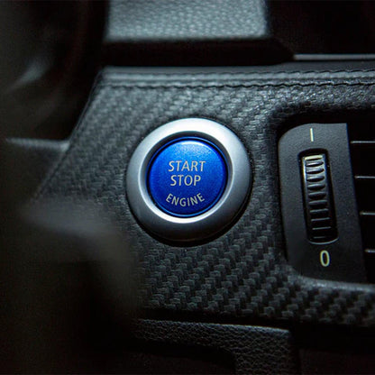 IND BMW M3/3 Series Start-Stop Engine Button In Blue (E90/E92/E93)