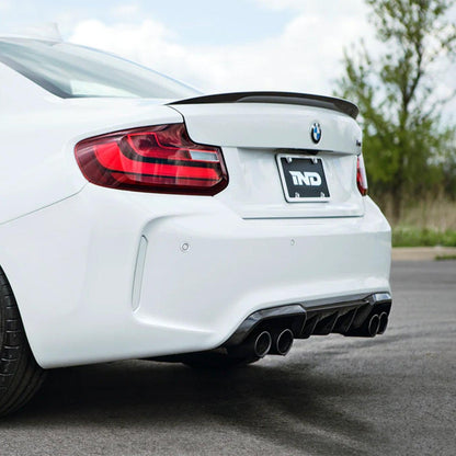 IND BMW M3/M4/M2 Competition Exhaust Tips In Matte Black (F80/F82/F83/F87)