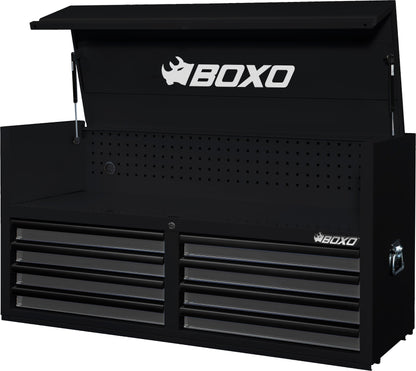 BOXO 53" 8 Drawer Top Box with Drawer Trim Pack - Black Body & Trim Colour Options