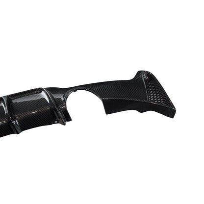 MHC BMW 3 Series Performance Style Rear Diffuser In Gloss Carbon Fibre (F30/F31/F34)