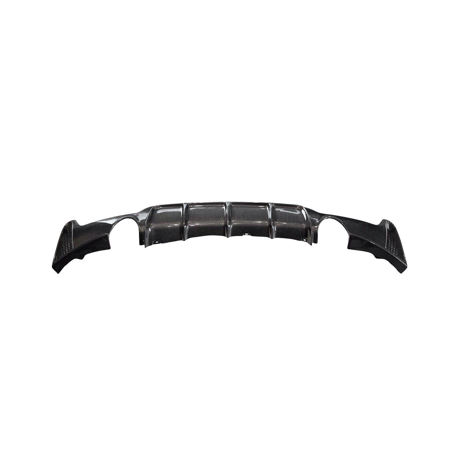 MHC BMW 3 Series Performance Style Rear Diffuser In Gloss Carbon Fibre ...