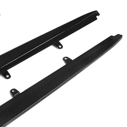 MHC+ BMW F90 M5 & G30 5 Series Full Length Side Skirts In Pre Preg Carbon Fibre