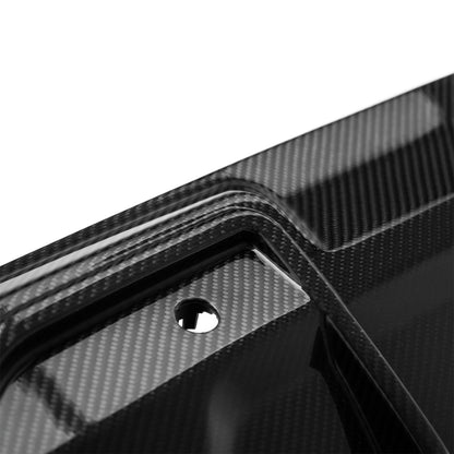 MHC+ BMW F95 X5M & F96 X6M LCI OEM Style Rear Diffuser In Pre Preg Carbon Fibre