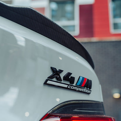 MHC+ BMW X4M CS Style Rear Spoiler In Pre Preg Carbon Fibre (F98/G02)