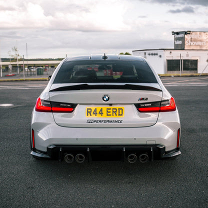 MHC+ BMW M3 Ducktail Style Rear Spoiler In Pre Preg Carbon Fibre (G80)