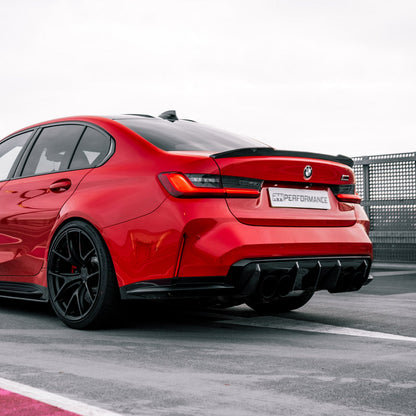 MHC+ BMW M3/M4 OEM Style Rear Diffuser In Pre Preg Carbon Fibre (G80/G81/G82/G83)