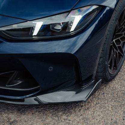 MHC+ BMW G80/G81 M3 & G82/G83 M4 CS Style Front Splitter In Pre Preg Carbon Fibre