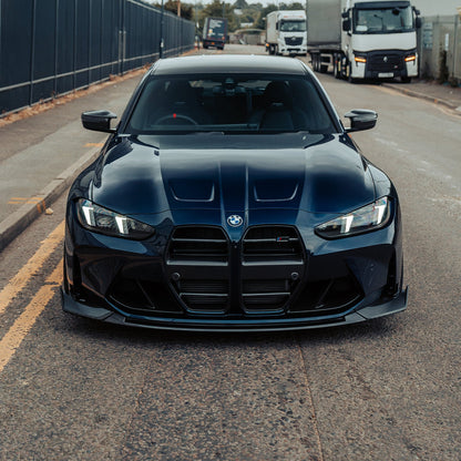 MHC+ BMW G80/G81 M3 & G82/G83 M4 CS Style Front Splitter In Pre Preg Carbon Fibre