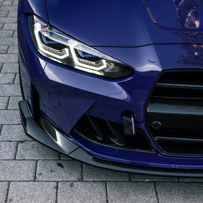 MHC+ BMW M3/M4 CSL Style Front Splitter In Pre Preg Carbon Fibre (G80/G81/G82/G83)