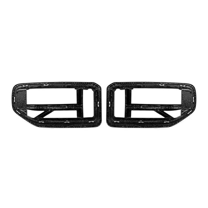 MHC+ BMW G87 M2 CSL Style Front Grilles In Pre Preg Gloss Carbon Fibre