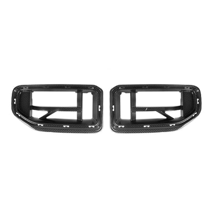 MHC+ BMW G87 M2 CSL Style Front Grilles In Pre Preg Gloss Carbon Fibre