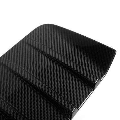 MHC+ BMW M2 G87 Performance Style Rear Rear Bumper Inserts In Pre Preg Gloss Carbon Fibre (G87)