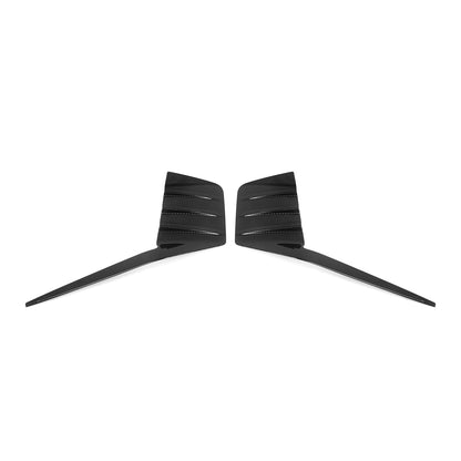 MHC+ BMW M2 G87 Performance Style Rear Rear Bumper Inserts In Pre Preg Gloss Carbon Fibre (G87)