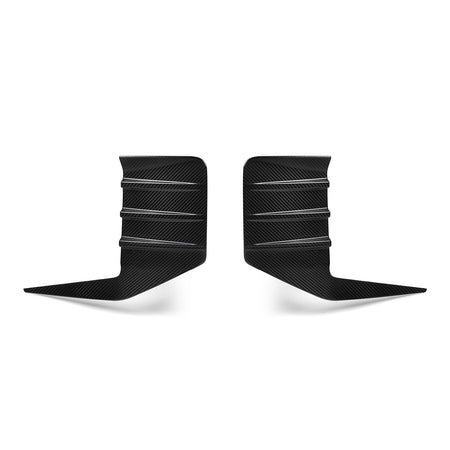 MHC+ BMW M2 G87 Performance Style Rear Rear Bumper Inserts In Pre Preg Gloss Carbon Fibre (G87)