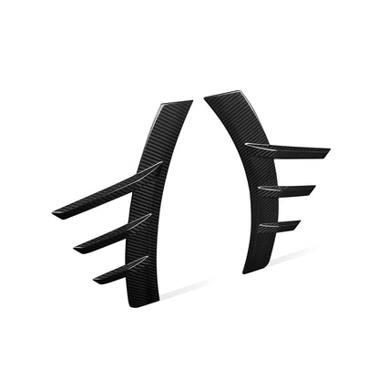 MHC+ BMW M2 G87 Performance Style Rear Side Fender Trims In Pre Preg Gloss Carbon Fibre (G87)