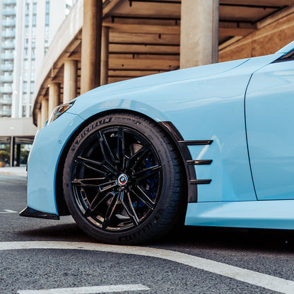 MHC+ BMW M2 G87 Performance Style Front Side Fender Trims In Pre Preg Gloss Carbon Fibre (G87)