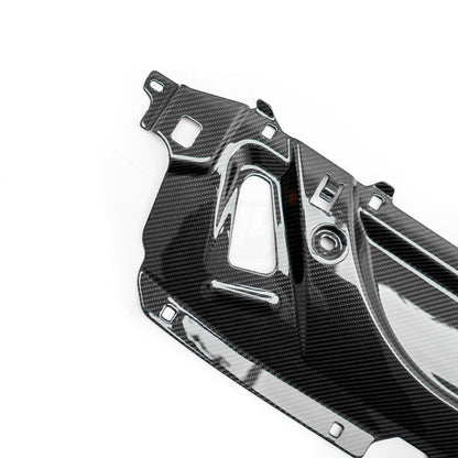 MHC+ BMW G90 & G99 M5 Full Replacement Radiator Cooling Shroud Slam Panel In Pre Preg Carbon Fibre