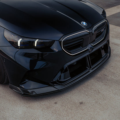 MHC+ BMW G90 & G99 M5 SP90 Front Splitter In Gloss Pre Preg Carbon Fibre