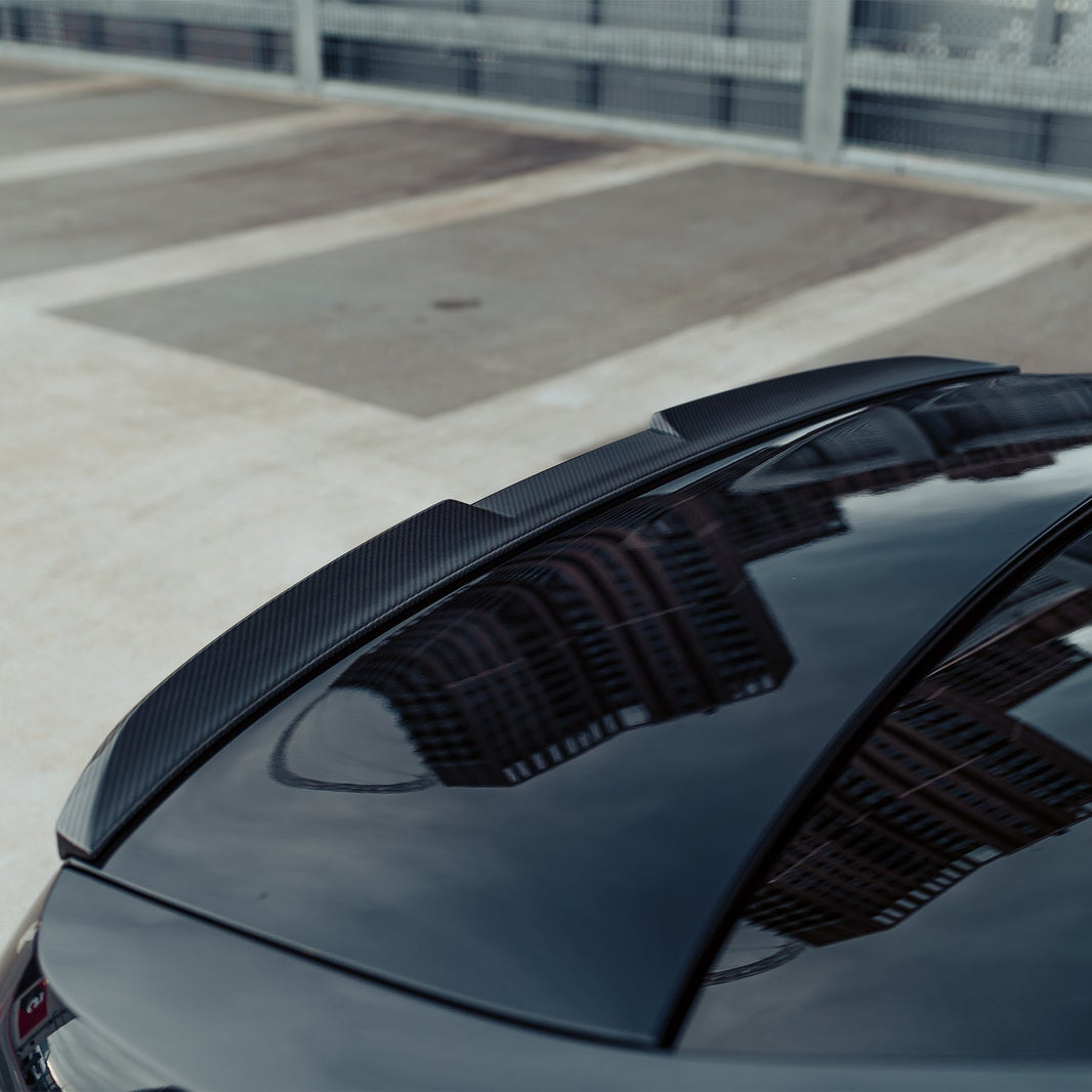 MHC+ BMW G90 M5 Performance Style Rear Spoiler In Pre Preg Carbon Fibre