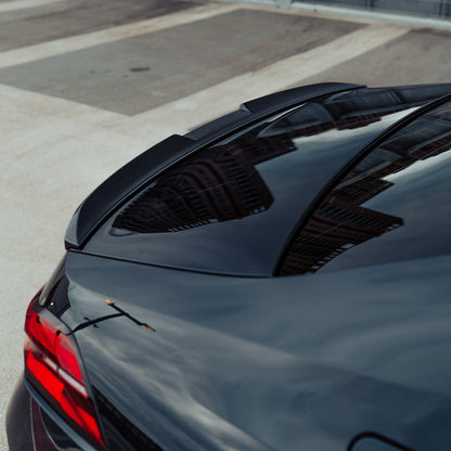 MHC+ BMW G90 M5 Performance Style Rear Spoiler In Pre Preg Carbon Fibre