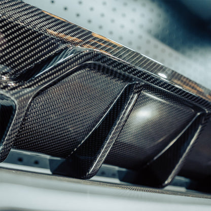 MHC+ BMW F22/F23 M235i & M240i Ultra Aggressive Style Rear Diffuser In Pre Preg Carbon Fibre