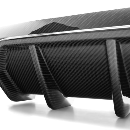 MHC+ BMW F22/F23 M235i & M240i Ultra Aggressive Style Rear Diffuser In Pre Preg Carbon Fibre