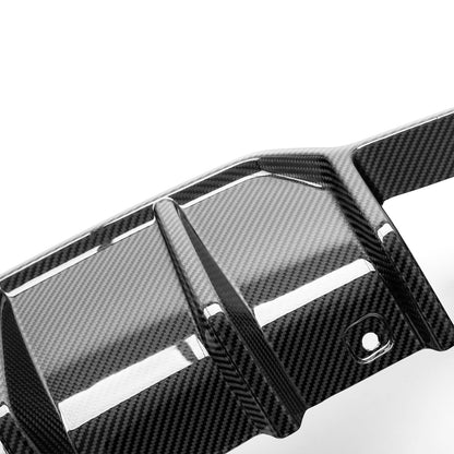 MHC+ BMW F22/F23 M235i & M240i Ultra Aggressive Style Rear Diffuser In Pre Preg Carbon Fibre