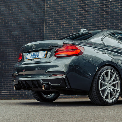 MHC+ BMW F22/F23 M235i & M240i Ultra Aggressive Style Rear Diffuser In Pre Preg Carbon Fibre