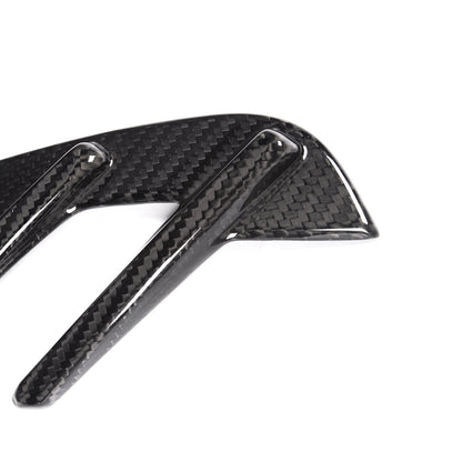MHC+ BMW M3 Side Fender Badge Covers In Gloss Pre Preg Carbon Fibre (G80/G81)