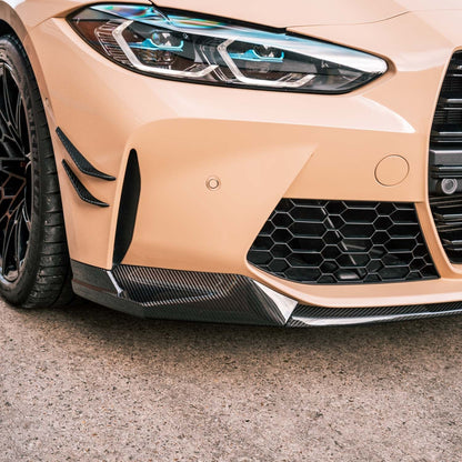MHC+ BMW M3/M4 Performance Style Front Splitter In Pre Preg Carbon Fibre (G80/G81/G82/G83)